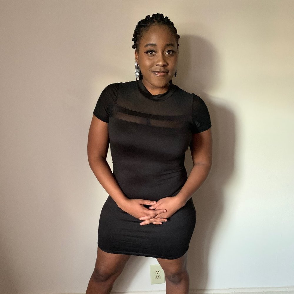 DRESS - Black Bodycon Dress